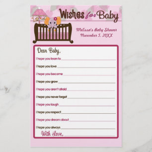 Elephant Baby Shower Wünsche für Babyberatung Orch