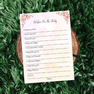 Elephant Baby Shower wünscht sich eine Babykarte Einladung