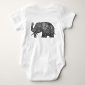 Elephant Baby Strampler (Rückseite)