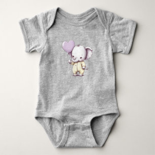 Elephant Baby Strampler