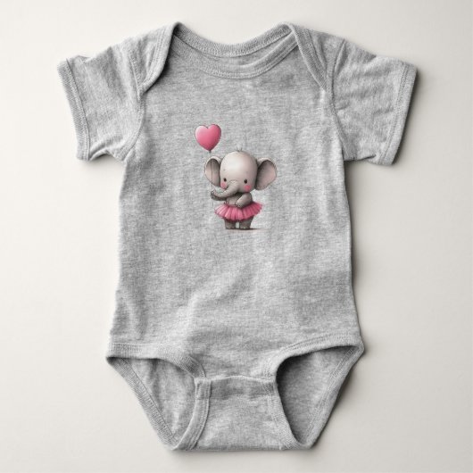 Elephant Baby Strampler (Vorderseite)