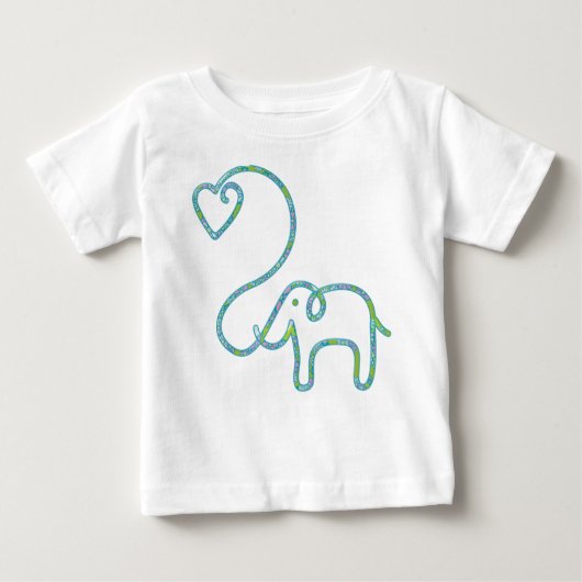 ELEPHANT BABY T-SHIRT (Vorderseite)