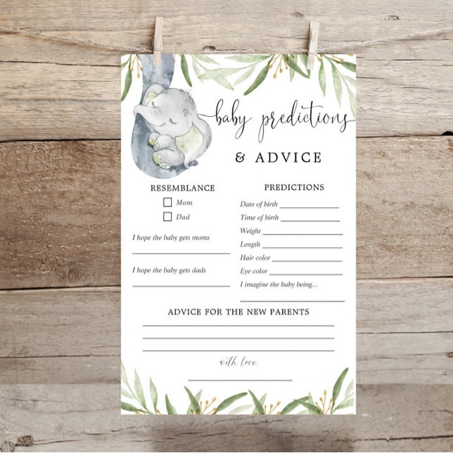 Elephant Baby Vorhersagen Ratschläge Grüngold (Von Creator hochgeladen)