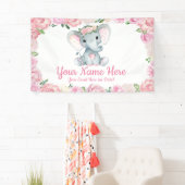 Elephant Backdrop Table Decor, Bannersignierung De Banner (Insitu)