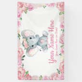 Elephant Backdrop Table Decor, Bannersignierung De Banner (Vertikal)
