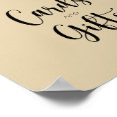 Elephant Ballonkarten und Geschenke Babydusche Poster (Ecke)