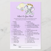 Elephant Balloon auf Ihrem Telefon Lila Baby Game (Vorderseite)