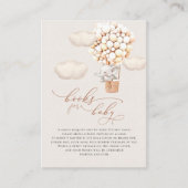 Elephant Balloon Baby Books Enclosure Card Begleitkarte (Vorderseite)