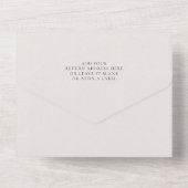 Elephant Balloon Baby Dusche in einer Einladung (Rückseite)