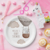 Elephant Balloon Baby Dusche Pappteller (Party)