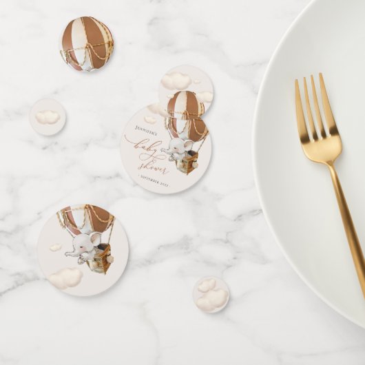 Elephant Balloon Baby Shower Confetti Konfetti (Gruppe)