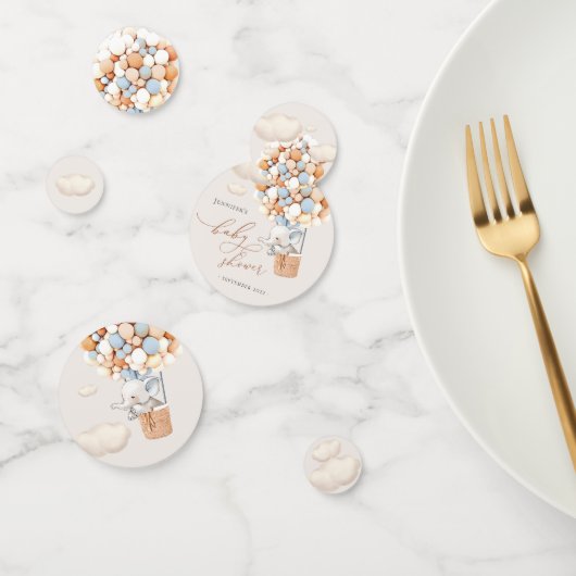 Elephant Balloon Baby Shower Confetti Konfetti (Gruppe)