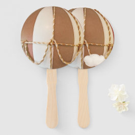 Elephant Balloon Baby Shower Hand Fan Fächer