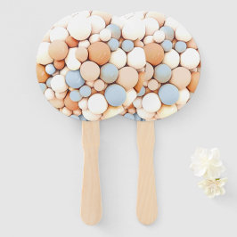 Elephant Balloon Baby Shower Hand Fan Fächer