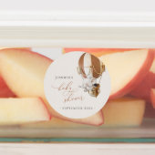 Elephant Balloon Baby Shower Labels Etiketten (Befestigt)