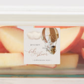 Elephant Balloon Baby Shower Labels Etiketten (Befestigt)