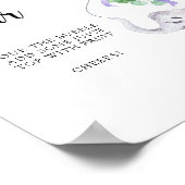 Elephant & Balloon \ Mama-osa-Bar Poster (Ecke)