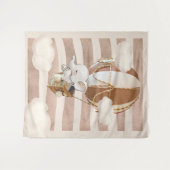 Elephant Balloon Neutral Virtual Shower Hintergrun Wandteppich (Vorderseite (Horizontal))