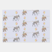 Elephant balloon Party Cadeaupapier Vellen Set Geschenkpapier Set (Vorderseite 3)
