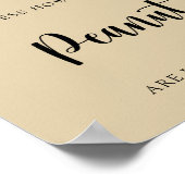 Elephant Balloon - rät wie viele Erdnüsse Poster (Ecke)