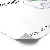 Elephant & Balloon \ Vielen Dank für Ihr Kommen Poster (Ecke)