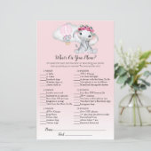 Elephant Balloon Was ist auf Ihrem Telefon Baby Ga (Stehend Vorderseite)