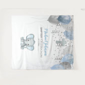 Elephant Balloons Aquarelltaufe Wandteppich (Vorderseite (Horizontal))