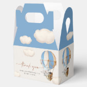 Elephant Balloons Bevorzugungsbox Geschenkschachtel (Geöffnet)