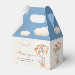 Elephant Balloons Bevorzugungsbox Geschenkschachtel