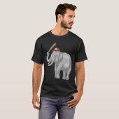 Elephant Baseball Baseball Baseball T-Shirt (Vorne ganz)