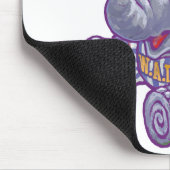 Elephant Baseball Star Mousepad (Ecke)