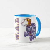 Elephant Baseball Star Tasse (VorderseiteRechts)