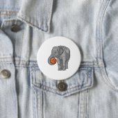 Elephant Basketball-Spieler Basketball Button (Beispiel)