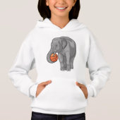 Elephant Basketball-Spieler Basketball Hoodie (Vorderseite)
