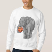 Elephant Basketball-Spieler Basketball Sweatshirt (Vorderseite)