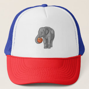 Elephant Basketball-Spieler Basketball Truckerkappe