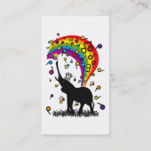 Elephant_Bathing Visitenkarte (Rückseite)