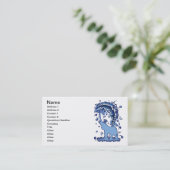 Elephant_Bathing Visitenkarte (Stehend Vorderseite)