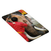 Elephant Bathtime ... Ayutthaya, Thailand Magnet (Rechte Seite)