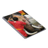 Elephant Bathtime ... Ayutthaya, Thailand Notizblock (Rechte Seite)