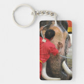 Elephant Bathtime ... Ayutthaya, Thailand Schlüsselanhänger (Vorderseite)