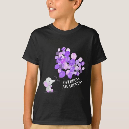 Elephant bblasup Balloons Überdosierung Bewusstsei T-Shirt (Vorderseite)