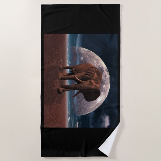 Elephant Beach Handtuch (Vorderseite)