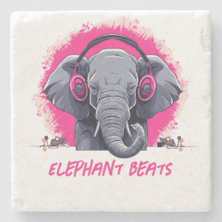 Elephant Beats DJ Steinuntersetzer