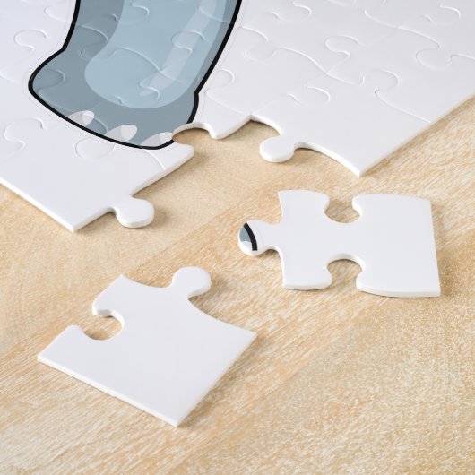 Elephant beim Hip Hop Dance Dab Puzzle (Seite)