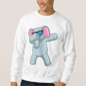 Elephant beim Hip Hop Dance Dab Sweatshirt (Vorderseite)