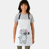 Elephant beim Strenght Training mit Dumbell Schürze (Insitu)