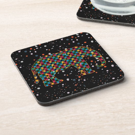 Elephant Beverage Coaster Getränkeuntersetzer (Linke Seite)
