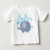 Elephant Big Bro Baby T-shirt (Vorderseite)