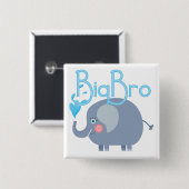Elephant Big Bro Button (Vorne & Hinten)